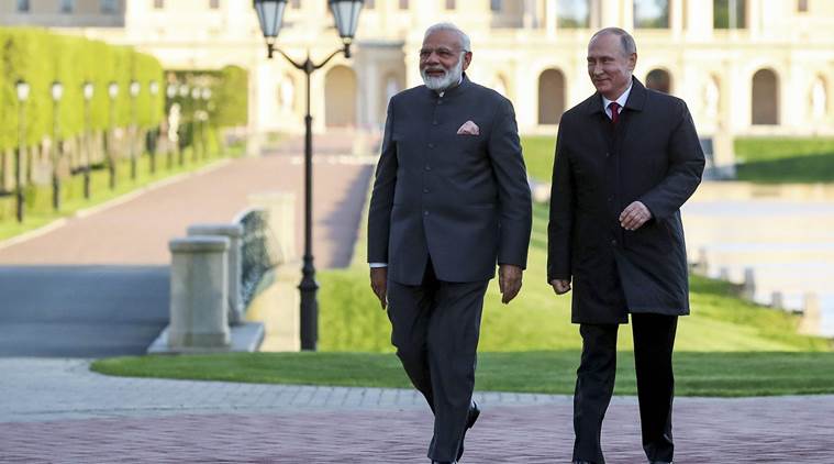 Image result for PM Narendra Modi reached Russia to meet Putin