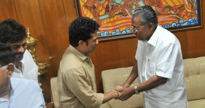 pinarayi-with-sachin