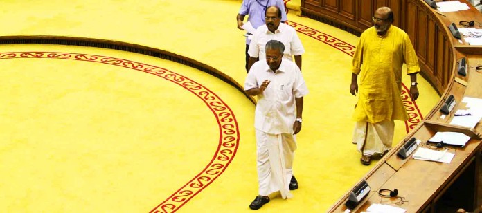 pinarayi at niyamasabha Pinarayi writes to Central Government
