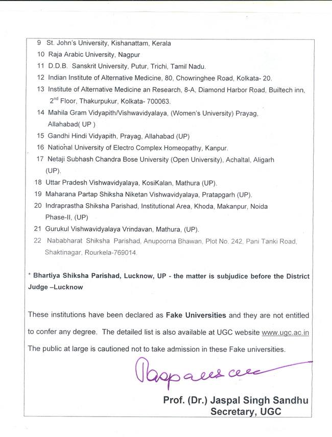 UGC-List-of-fake-universities-india