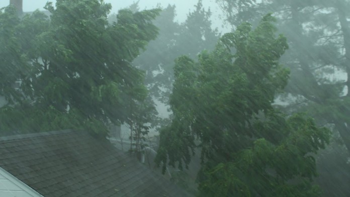 heavy wind