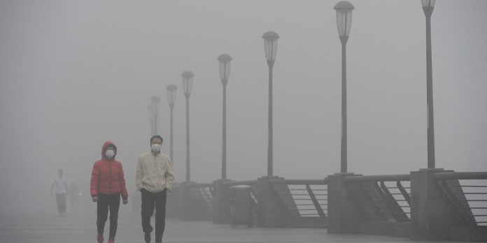 Heavy Smog Hits East China