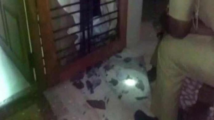 kerala-bjp-office-attack-thiruvananthpuram