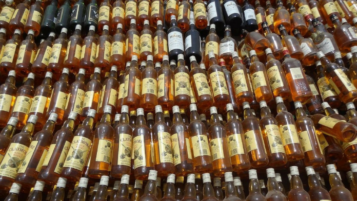 twentyfournews-liquor-seized twentyfournews-liquor-seized liquor worth 30 lakhs spoiled