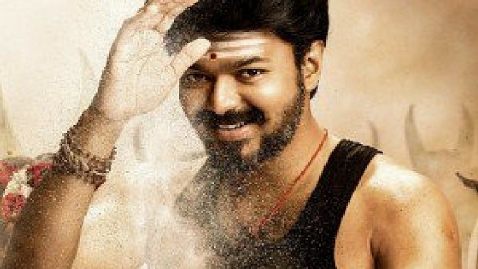 ilayadalapathy vijay new film mersal first look poster out ilayadalapathy vijay new film mersal first look poster out