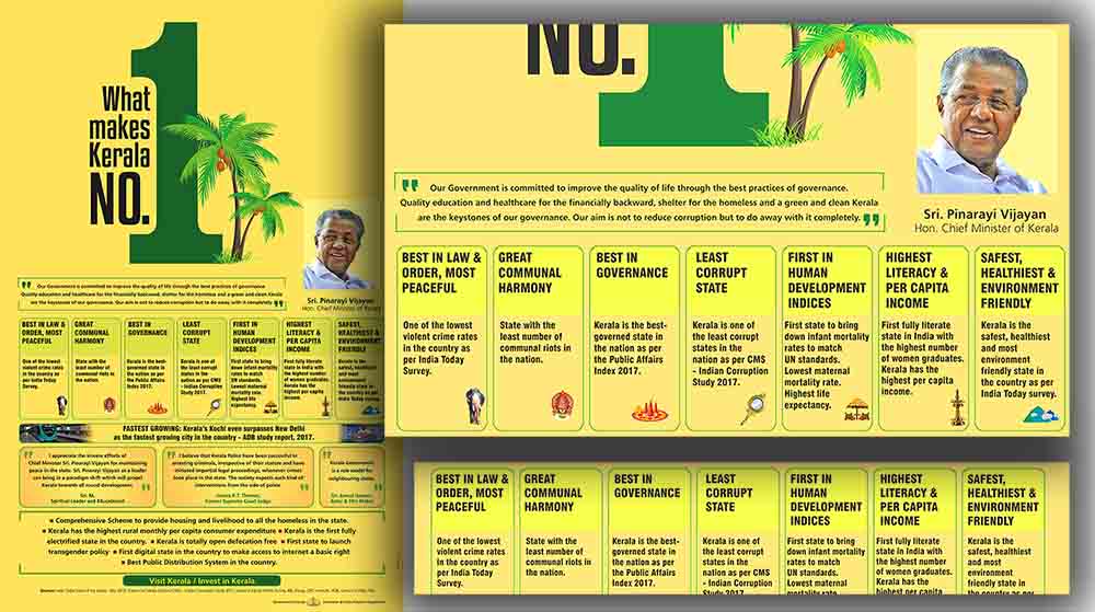 Kerala Govt No1 ad for New Delhi 2